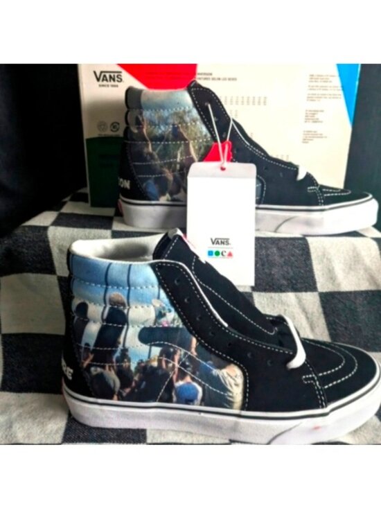 Vans Shoes - VANS SK8-HI Black MOCA FRANCES STARK Women 8.5 VNOA5KRHA55 072026